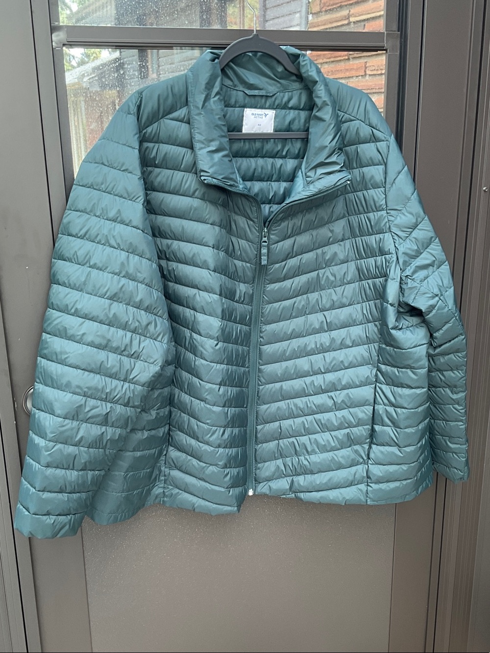 Old Navy Deep GREEN Quilted Puffer Jacket